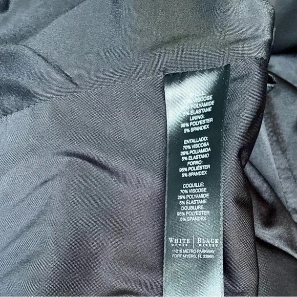 White House Black Market Peplum Ponte Sleeveless Necklace Bodice Top NWT - Picture 5 of 6